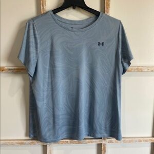 Under Armour Women's Light Blue Short Sleeve Tee